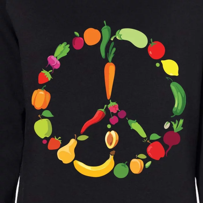 Vegetables Fruits Vegan Kale Salad Veganism Vegan Womens California Wash Sweatshirt