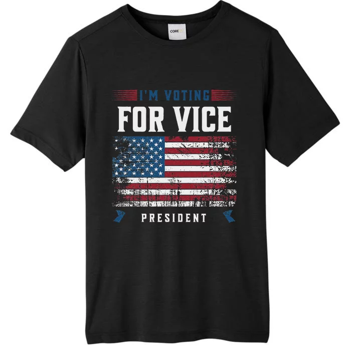 Voting For Vice President Trump 2024 Humor ChromaSoft Performance T-Shirt