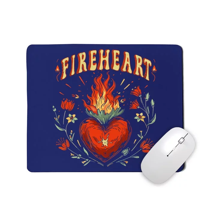 Vintage Fireheart Mousepad