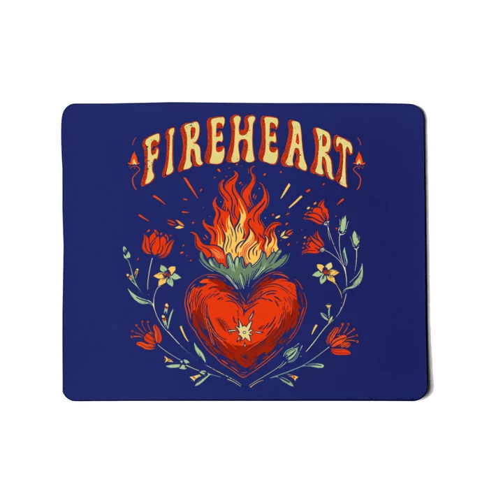 Vintage Fireheart Mousepad