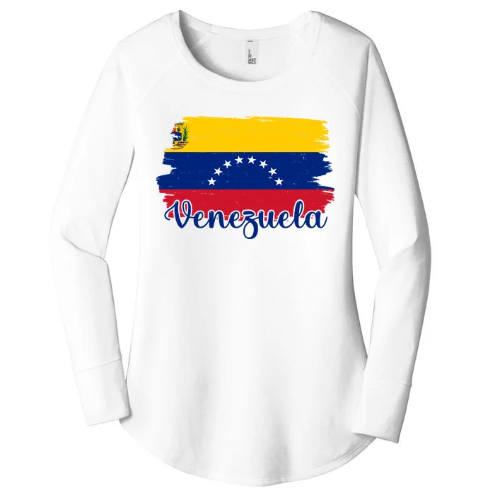 Venezuela Flag Women's Perfect Tri Tunic Long Sleeve Shirt