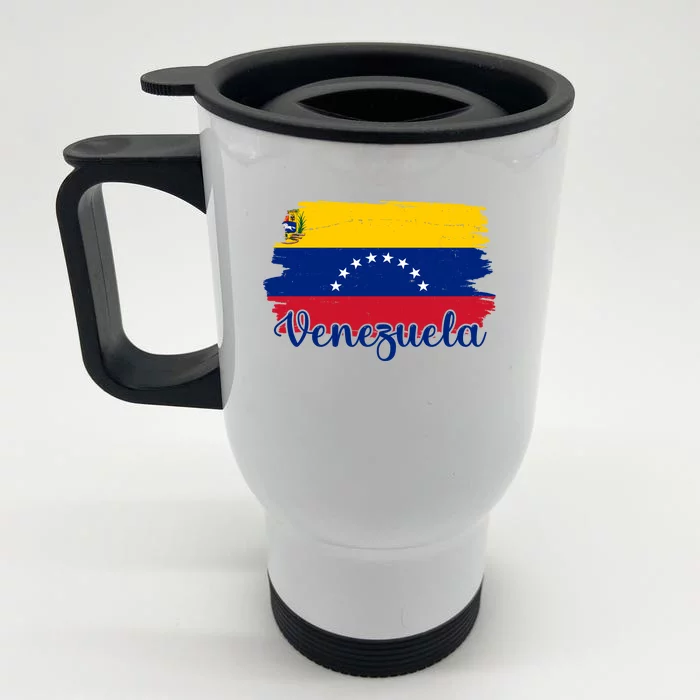 Venezuela Flag Front & Back Stainless Steel Travel Mug