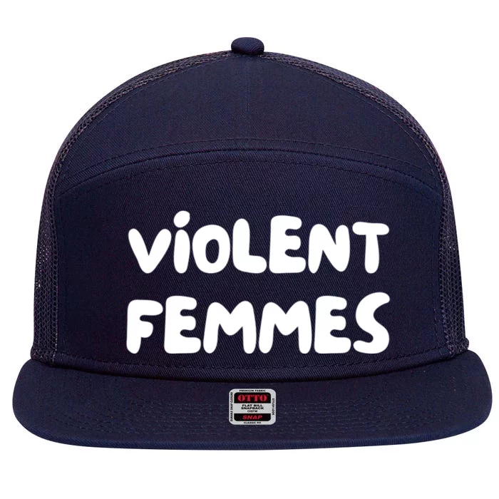 Violent Femmes 7 Panel Mesh Trucker Snapback Hat