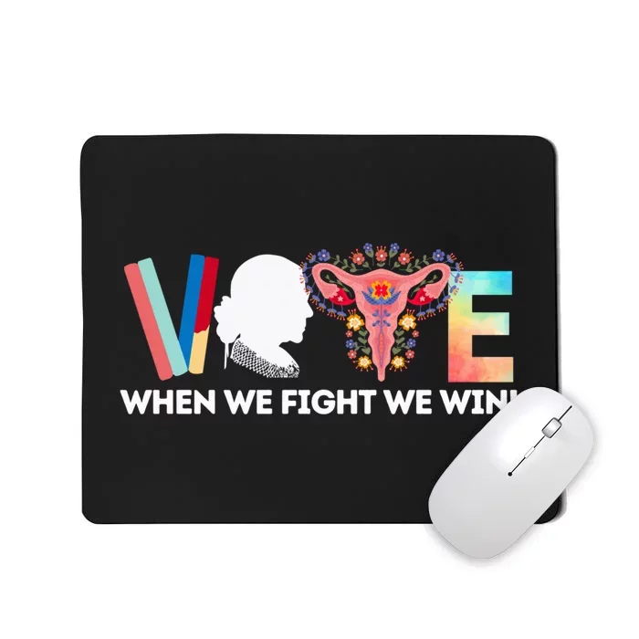 Vote Feminist Voting Inspirational President Kamalaharris Mousepad