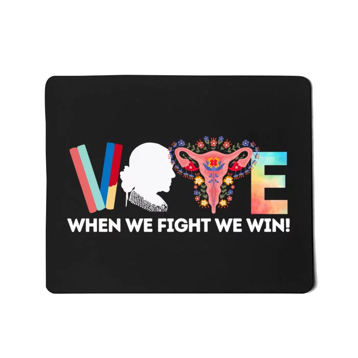 Vote Feminist Voting Inspirational President Kamalaharris Mousepad