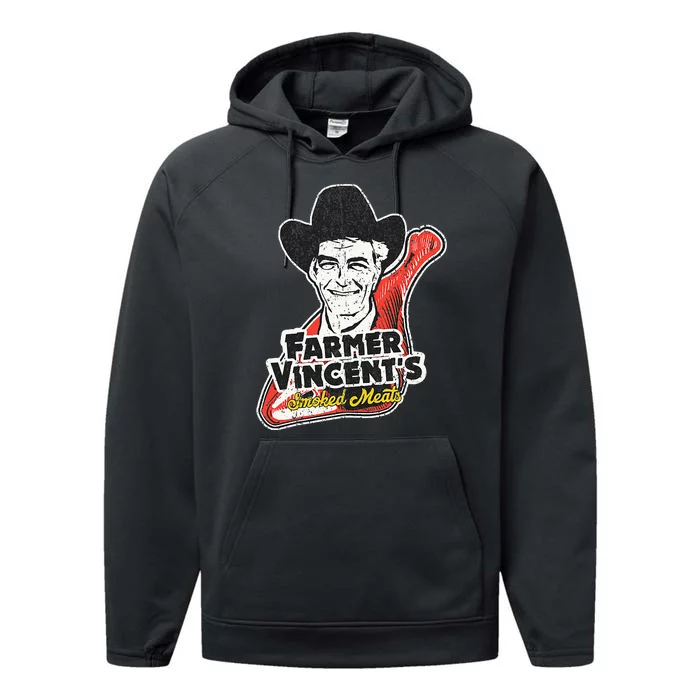 Vintage Farmer VincentS Smoked Meat Motel Hell Fan Art Performance Fleece Hoodie