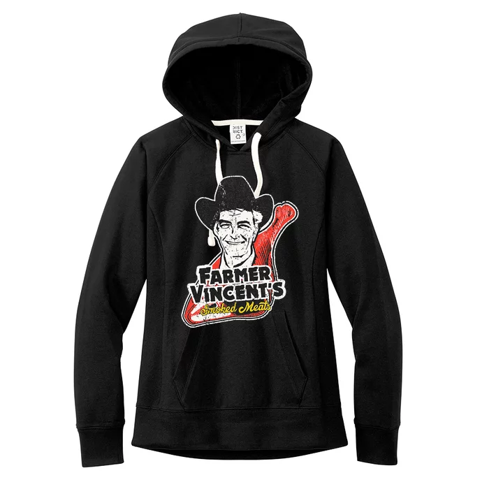 Vintage Farmer VincentS Smoked Meat Motel Hell Fan Art Women's Fleece Hoodie