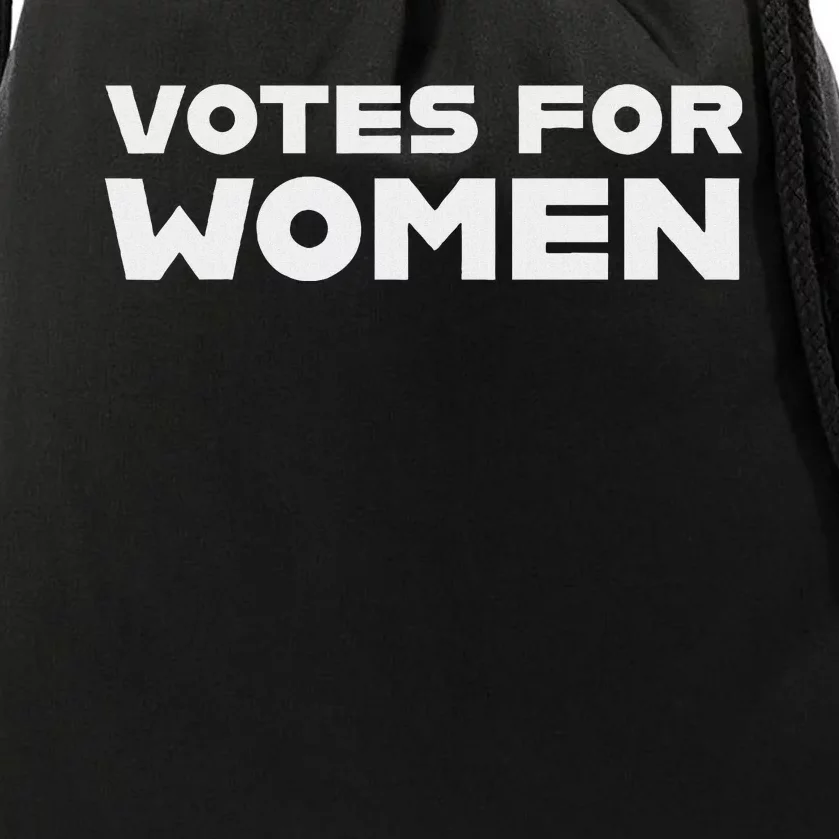 Votes For Women Feminist History And Equality Drawstring Bag