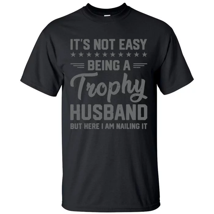 Vintage Funny Wedding Anniversary Design For Husbands Tall T-Shirt