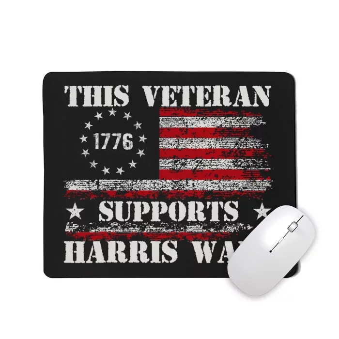 Veterans For Walz 2024 Election Mousepad