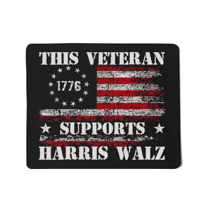 Veterans For Walz 2024 Election Mousepad