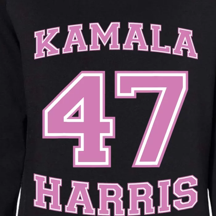 Varsity First Woman President Harris 2024 Kamala Harris 47 Womens California Wash Sweatshirt