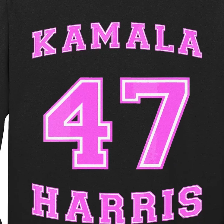 Varsity First Woman President Harris 2024 Kamala Harris 47 Long Sleeve Shirt