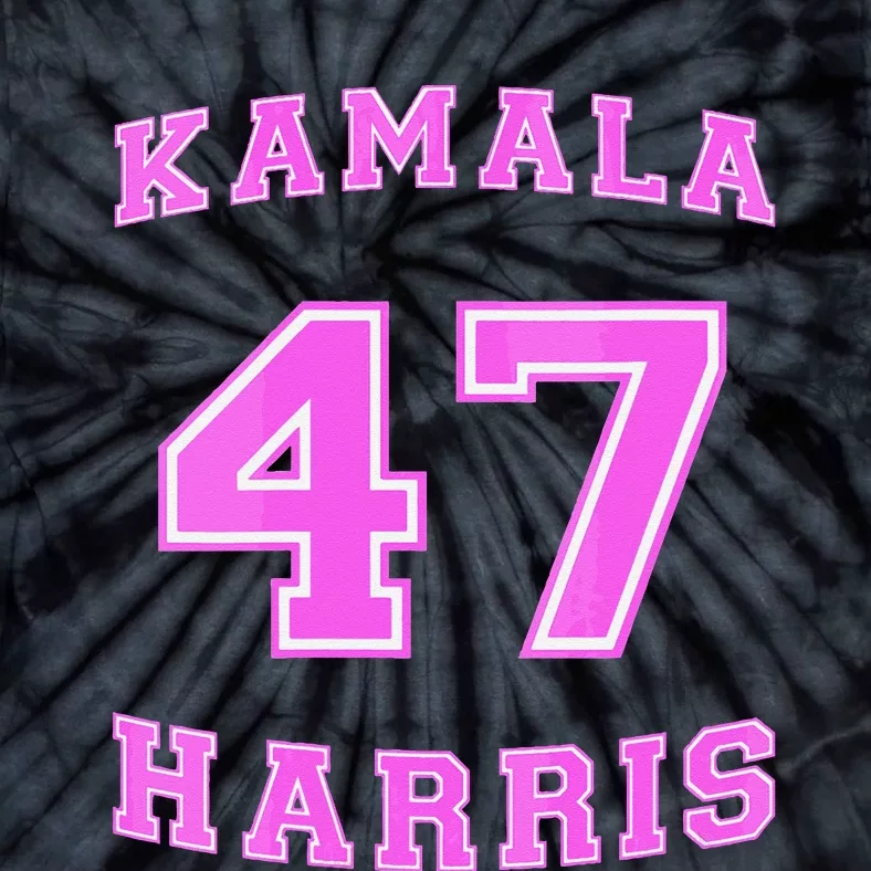 Varsity First Woman President Harris 2024 Kamala Harris 47 Tie-Dye T-Shirt