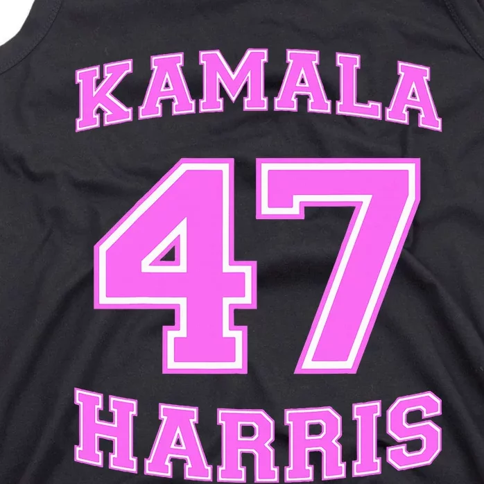 Varsity First Woman President Harris 2024 Kamala Harris 47 Tank Top