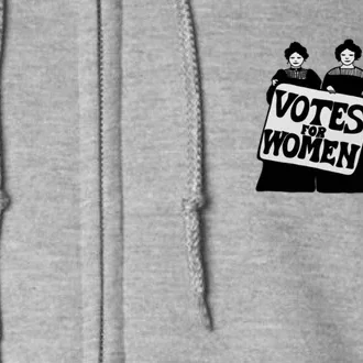 Votes For Women Full Zip Hoodie