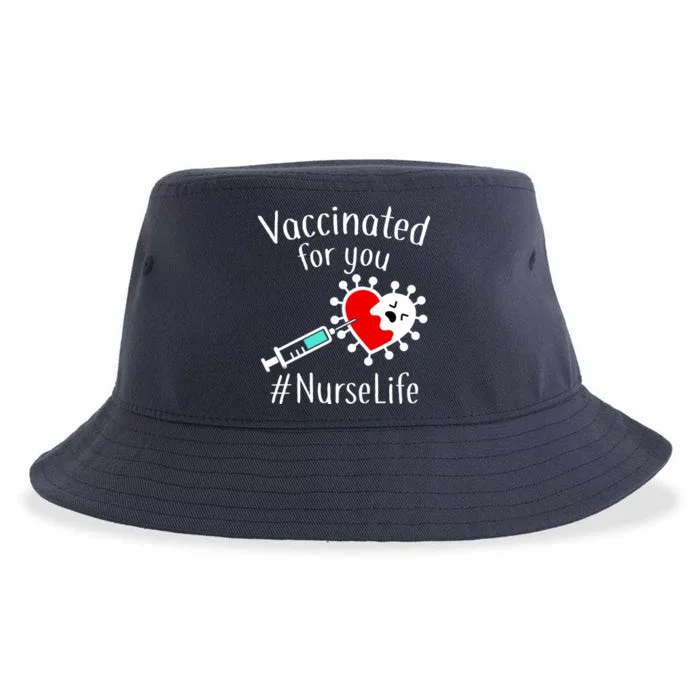 Vaccinated For You #NurseLife Sustainable Bucket Hat