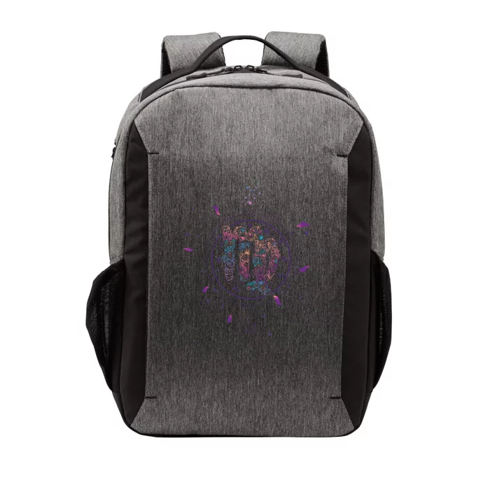 Virgo Floral Zodiac Design Meaningful Gift Vector Backpack