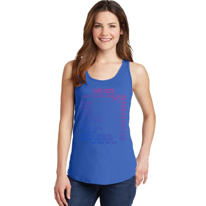 Virgo Facts Zodiac Birthday Funny Zodiac Sign Horoscope Great Gift Ladies Essential Tank