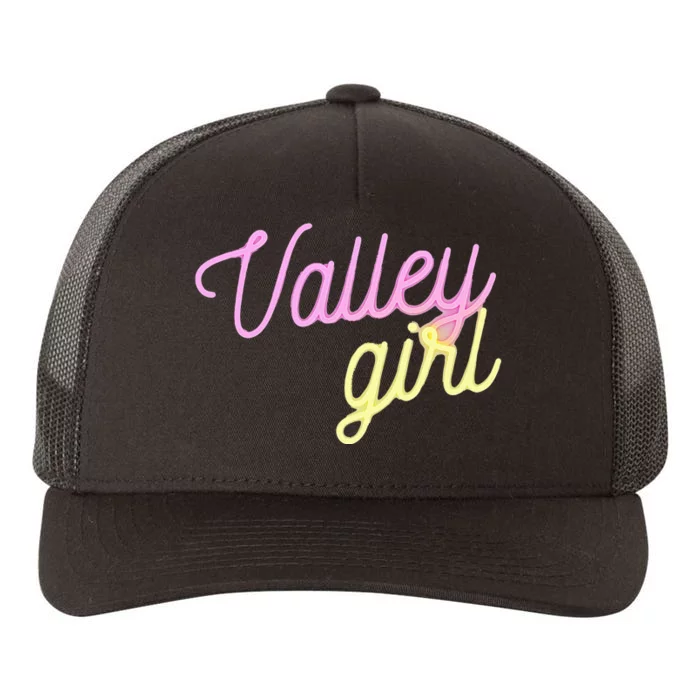 Valley Girl 80s Throwback Funny Girl Yupoong Adult 5-Panel Trucker Hat