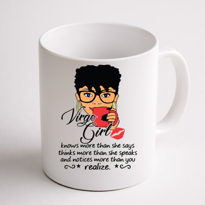 Virgo Girl Are Born In August 23 September 22 Front & Back Coffee Mug