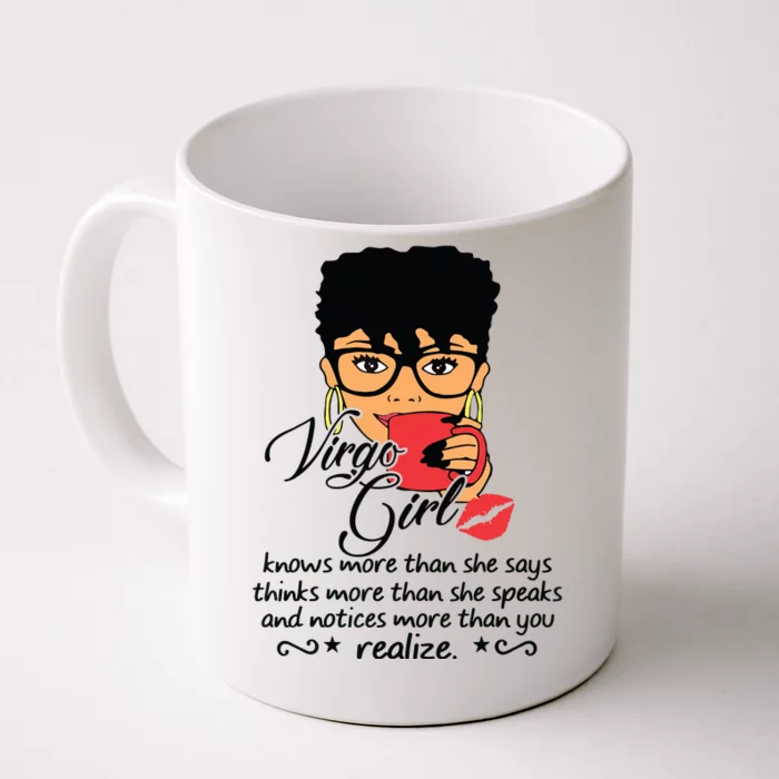 Virgo Girl Are Born In August 23 September 22 Front & Back Coffee Mug