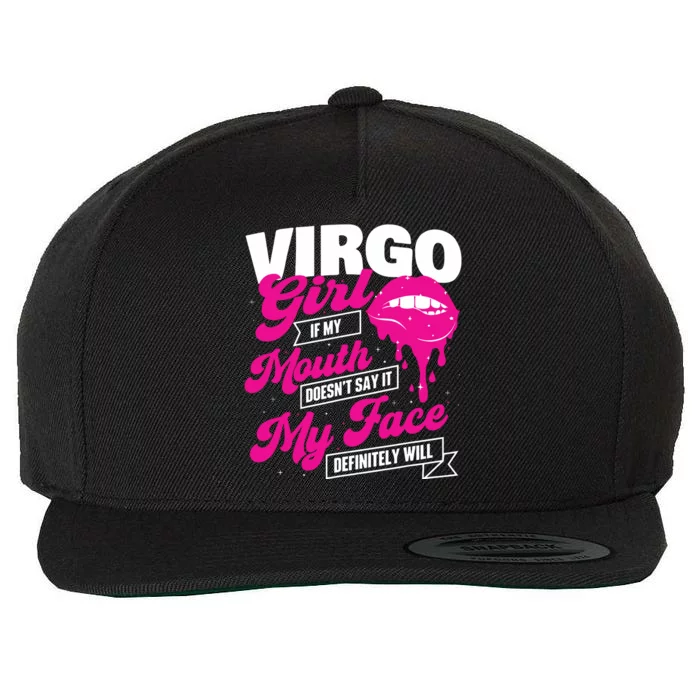 Virgo Girl Astrology Horoscope Symbol Zodiac Sign Wool Snapback Cap