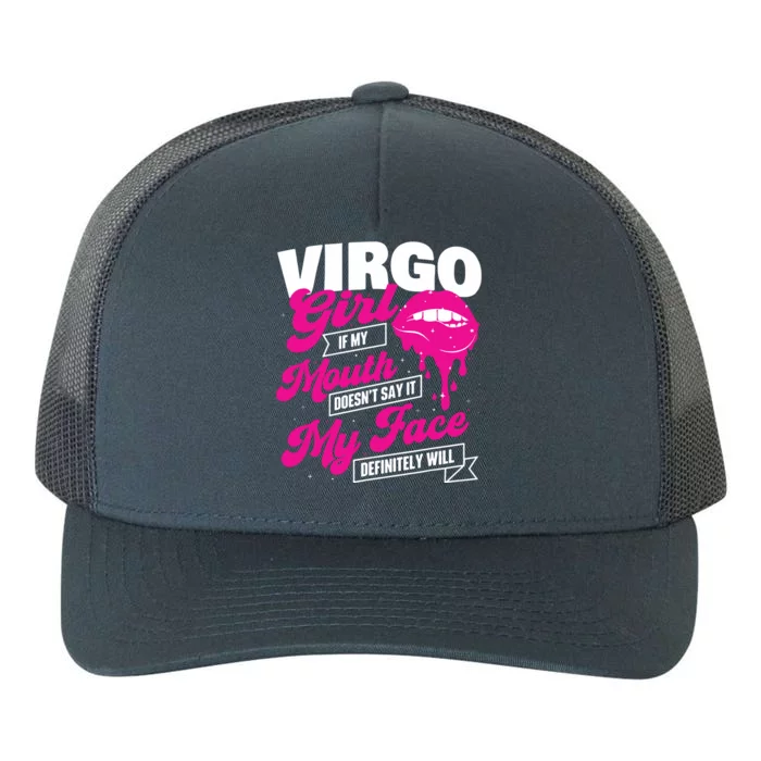 Virgo Girl Astrology Horoscope Symbol Zodiac Sign Yupoong Adult 5-Panel Trucker Hat