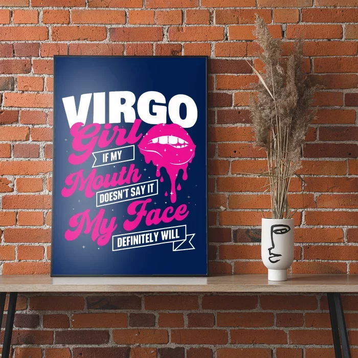 Virgo Girl Astrology Horoscope Symbol Zodiac Sign Poster