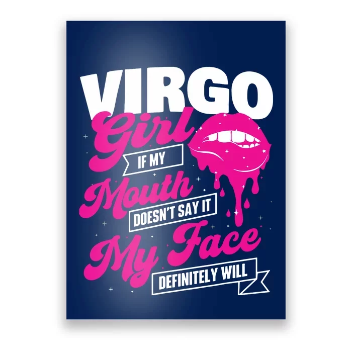 Virgo Girl Astrology Horoscope Symbol Zodiac Sign Poster