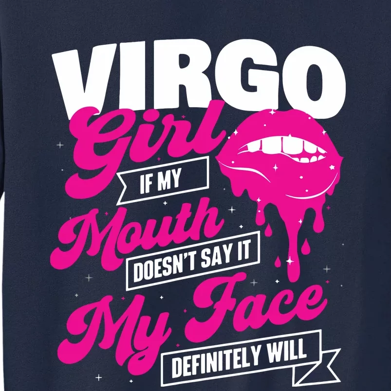 Virgo Girl Astrology Horoscope Symbol Zodiac Sign Tall Sweatshirt