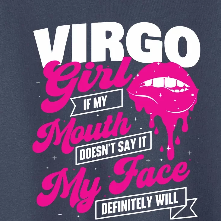 Virgo Girl Astrology Horoscope Symbol Zodiac Sign Toddler T-Shirt