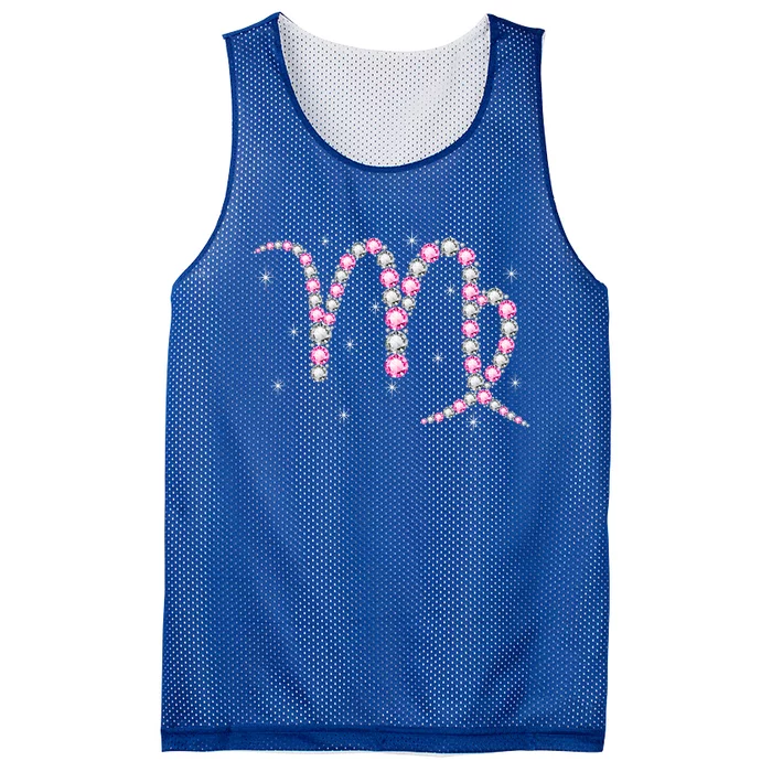 Virgo Gift Astrology Birthday Pink Diamond Gift Mesh Reversible Basketball Jersey Tank