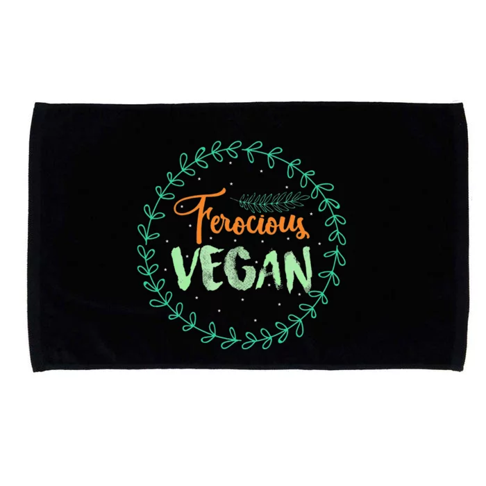 Vegan Gifts Apparel Ferocious Vegan Life Stuff Microfiber Hand Towel