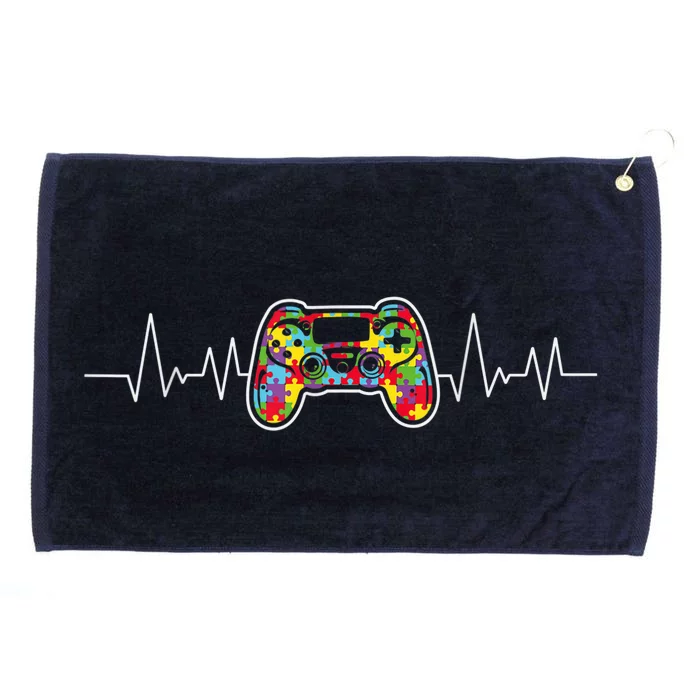 video games autism awareness day Grommeted Golf Towel