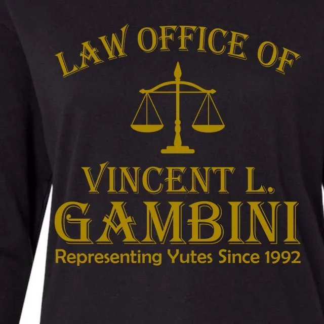 Vincent Gambini Attorney At Law Womens Cotton Relaxed Long Sleeve T-Shirt