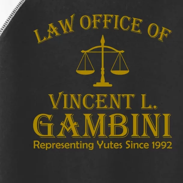 Vincent Gambini Attorney At Law Toddler Fine Jersey T-Shirt