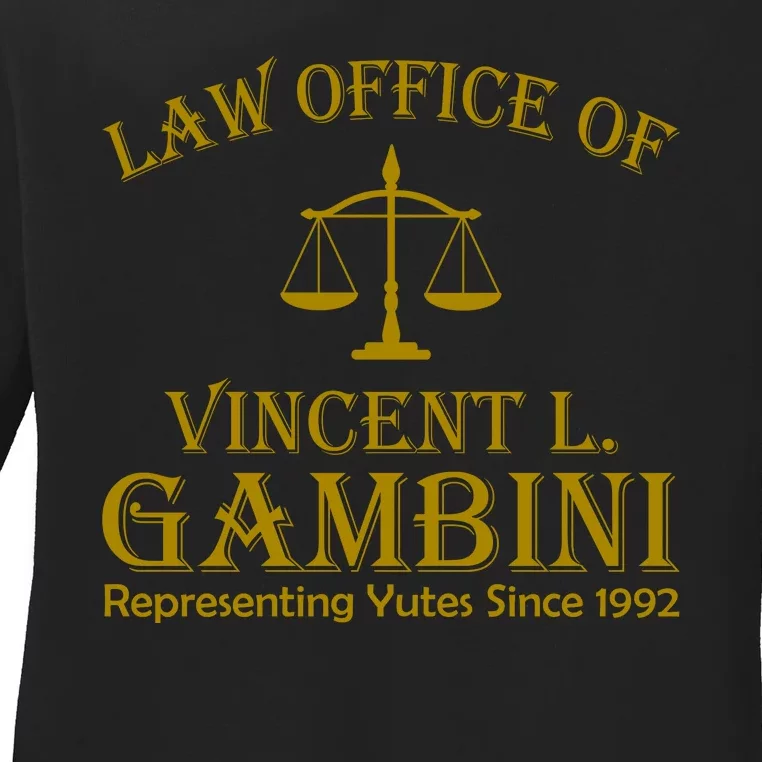 Vincent Gambini Attorney At Law Ladies Long Sleeve Shirt