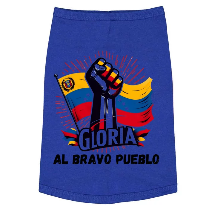 Venezuela Gloria Al Bravo Venezuelan People 2024 Doggie Tank