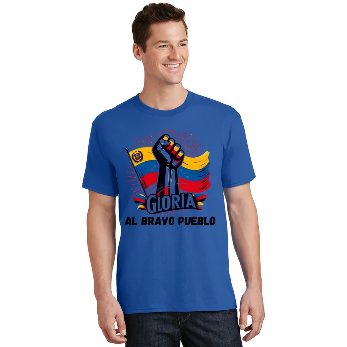 Venezuela Gloria Al Bravo Venezuelan People 2024 T-Shirt