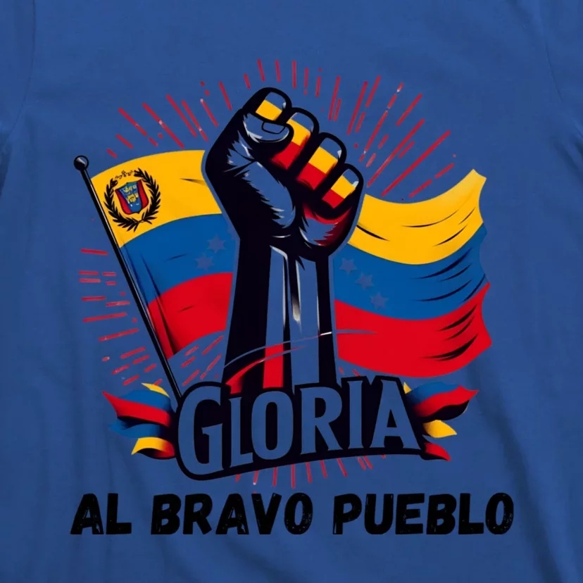 Venezuela Gloria Al Bravo Venezuelan People 2024 T-Shirt