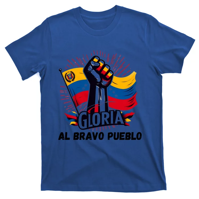 Venezuela Gloria Al Bravo Venezuelan People 2024 T-Shirt