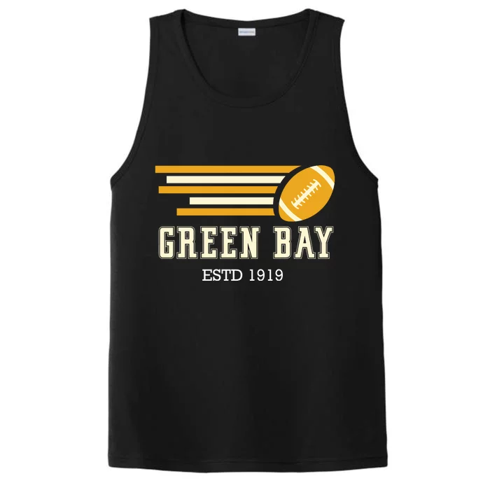 Vintage Green Bay Performance Tank