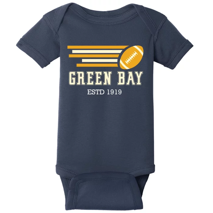 Vintage Green Bay Baby Bodysuit