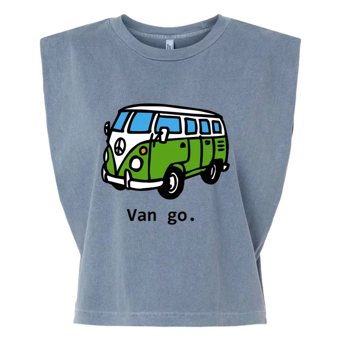 Van Go Bus Garment-Dyed Women's Muscle Tee