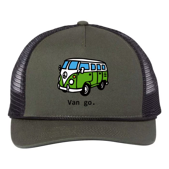 Van Go Bus Retro Rope Trucker Hat Cap