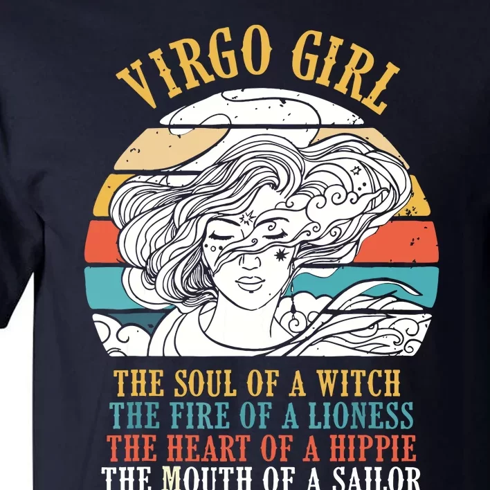 Virgo Girl Birthday Zodiac Sign Astrology Horoscope Tall T-Shirt