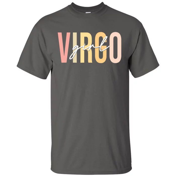 Virgo Girl Boho Retro Vintage Zodiac Birthday Womens Tall T-Shirt