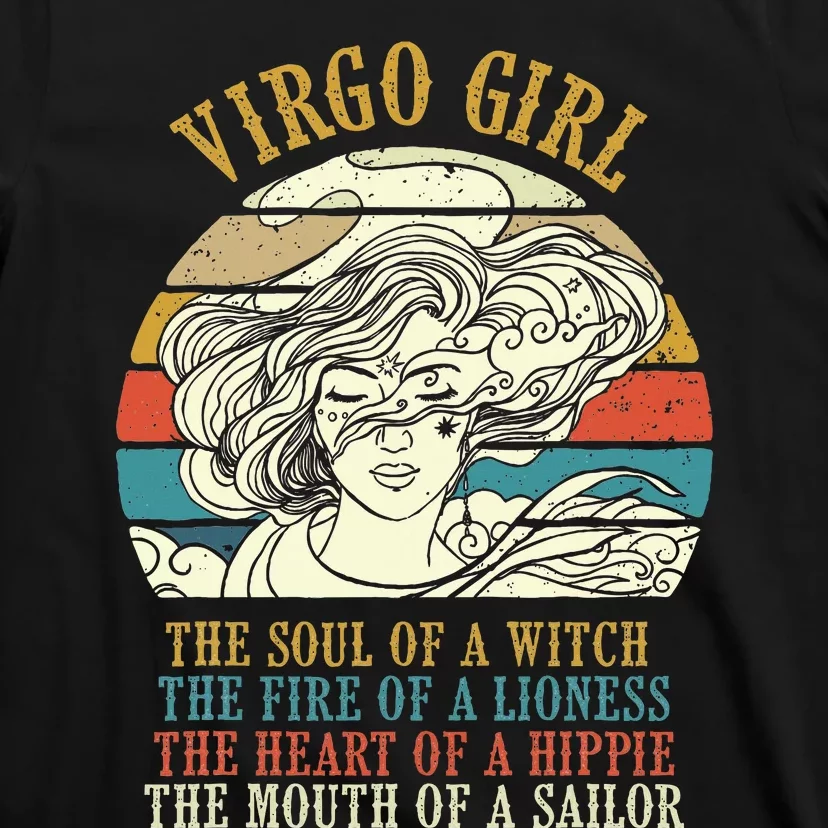 Virgo Girl Birthday Zodiac Sign Astrology Horoscope T-Shirt