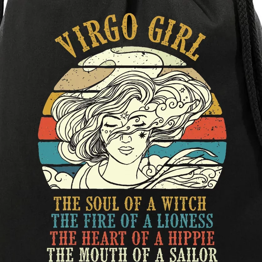 Virgo Girl Birthday Zodiac Sign Astrology Horoscope Drawstring Bag